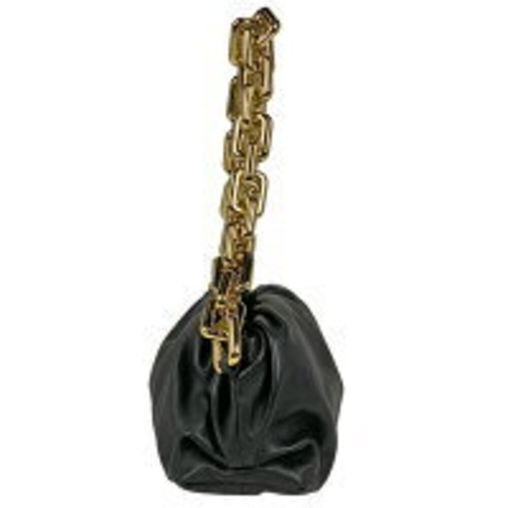 Bottega Veneta The Chain Shoulder Bag 2way Leather Black - Picture 2 of 9